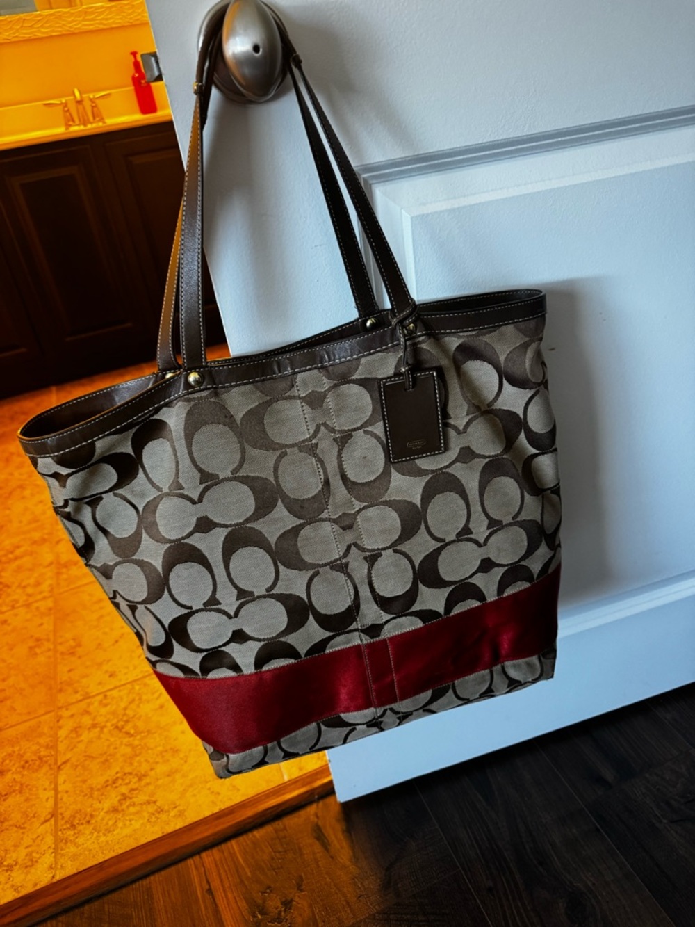 Coach Y2K Weekender oversized tote bag D06K-10126